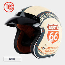 Load image into Gallery viewer, TORC T50 jet helmet motorcycle