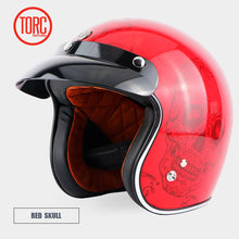 Load image into Gallery viewer, TORC T50 jet helmet motorcycle